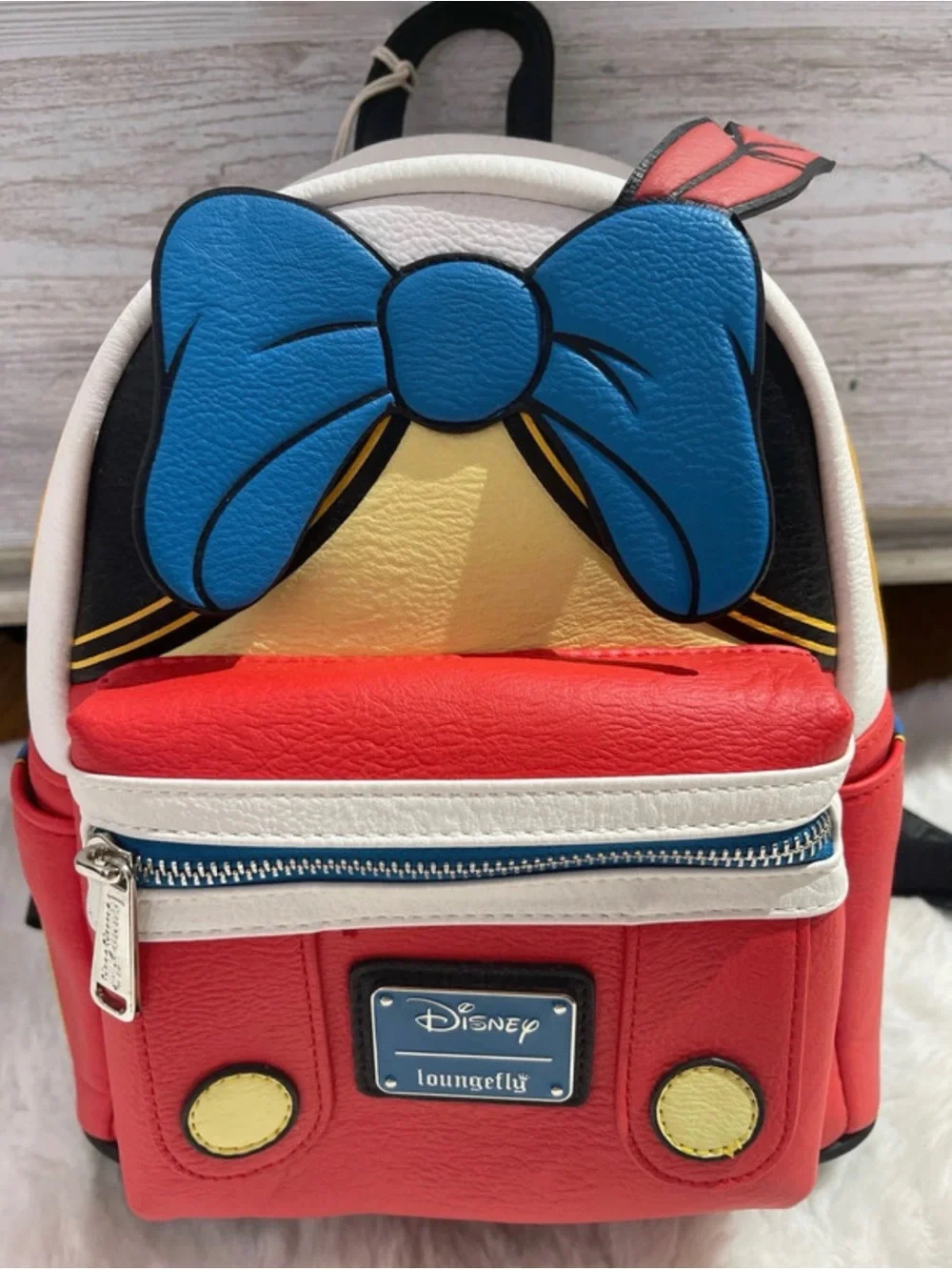Loungefly Snow White Kids Mini Backpack - Red/Blue/Yellow